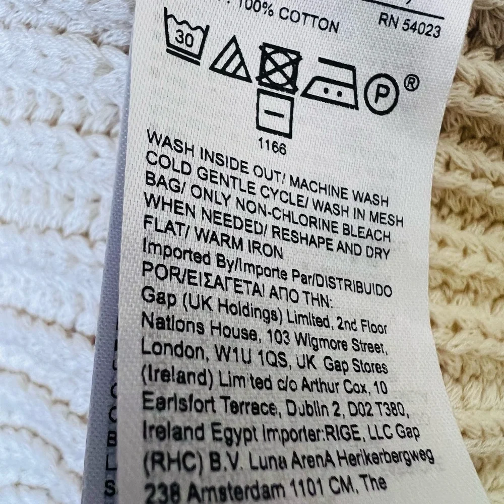 Banana Republic 100% Cotton Knit Sweater Size M